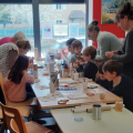 En pleine effort!