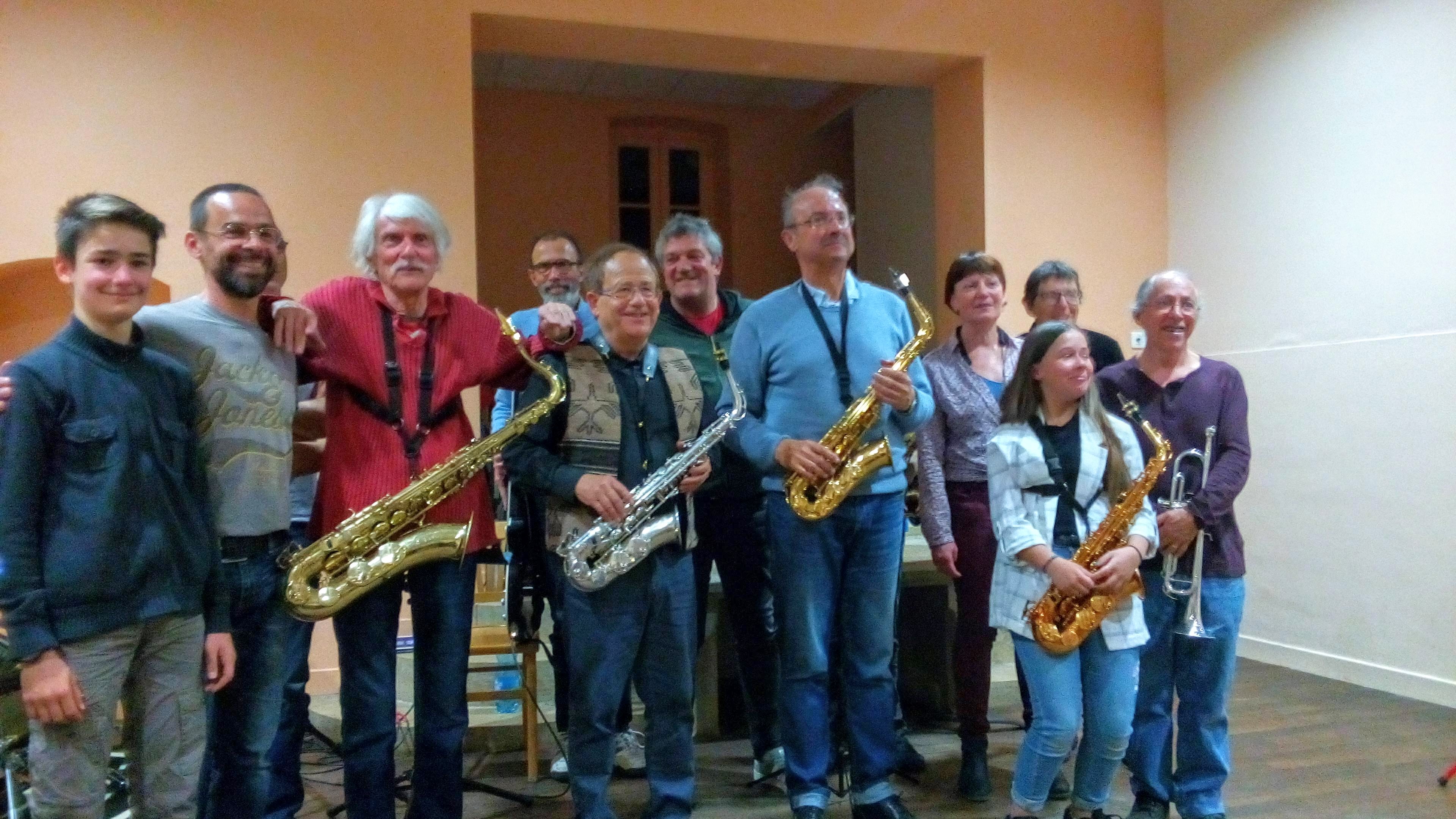 Concert de l'atelier jazz à Chenôves  le 2 avril 2019