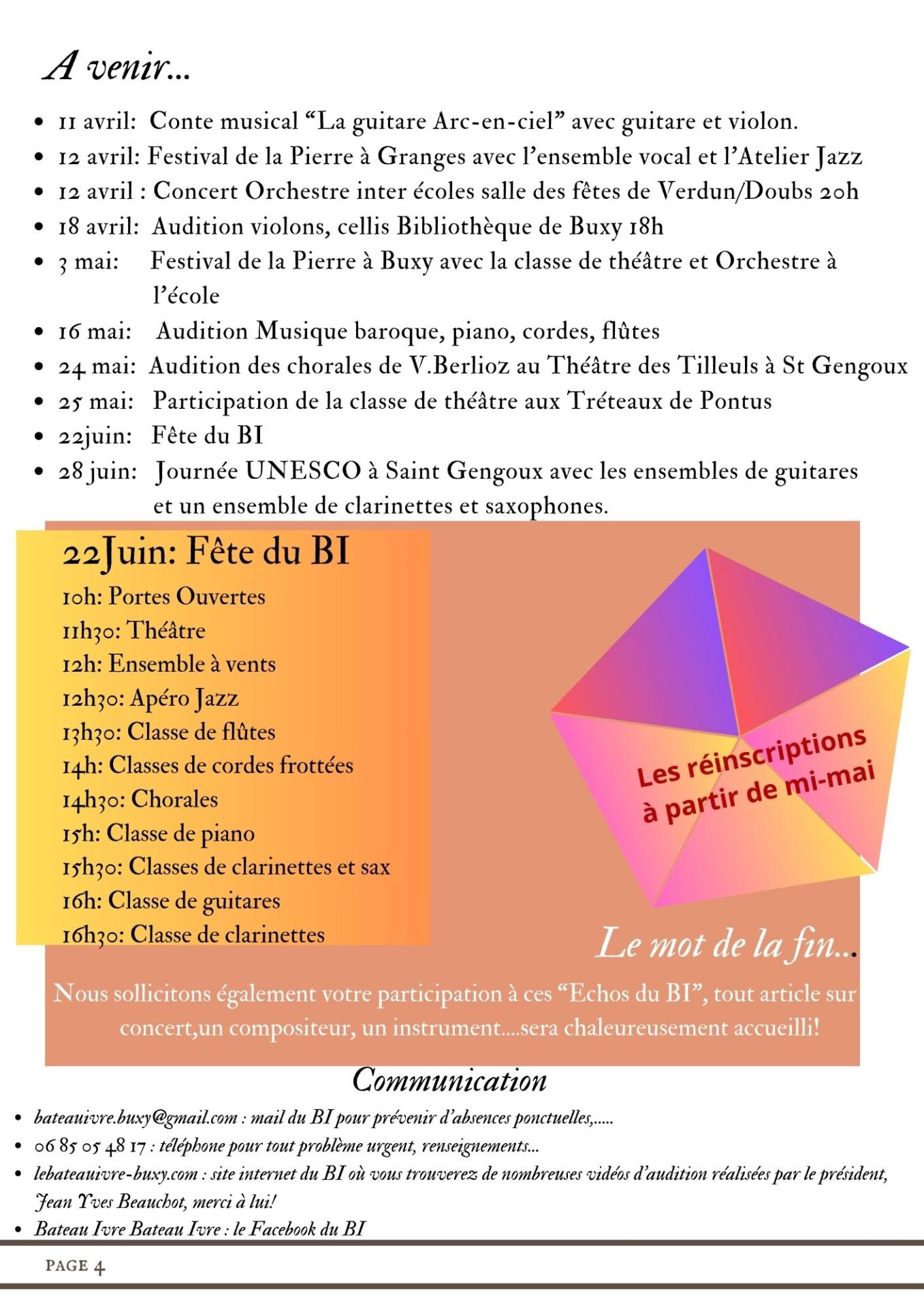 les échos du bi n°2 P4
