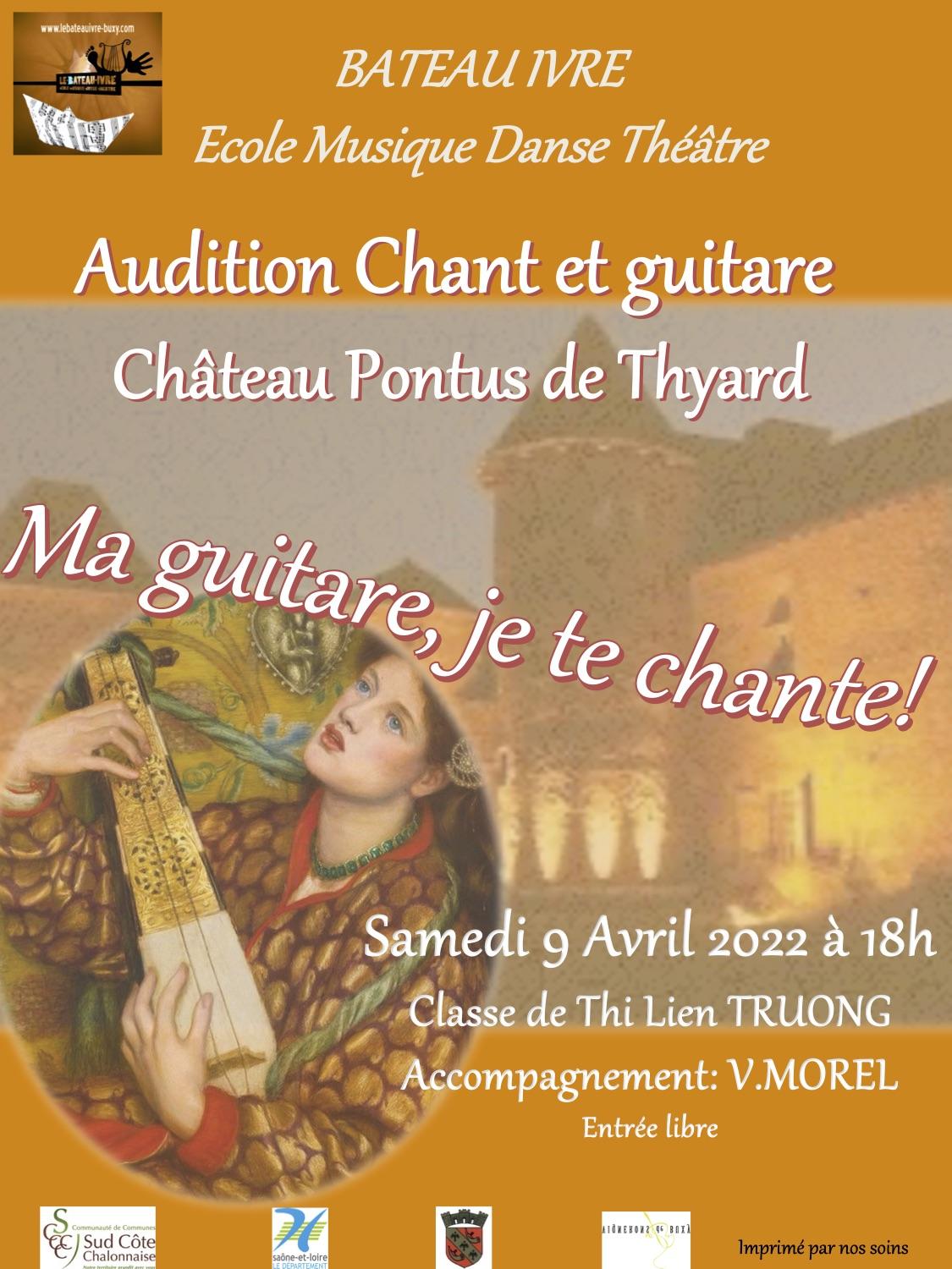 Affiche chant guitare buxy 0 04 22