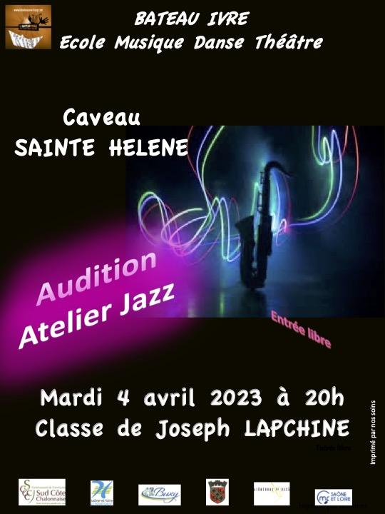 Affiche jazz 4 avril 23