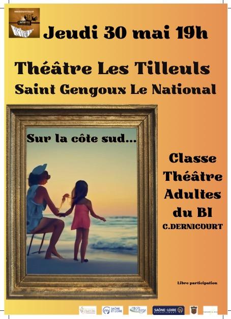 Affiche théâtre 30 mai 24
